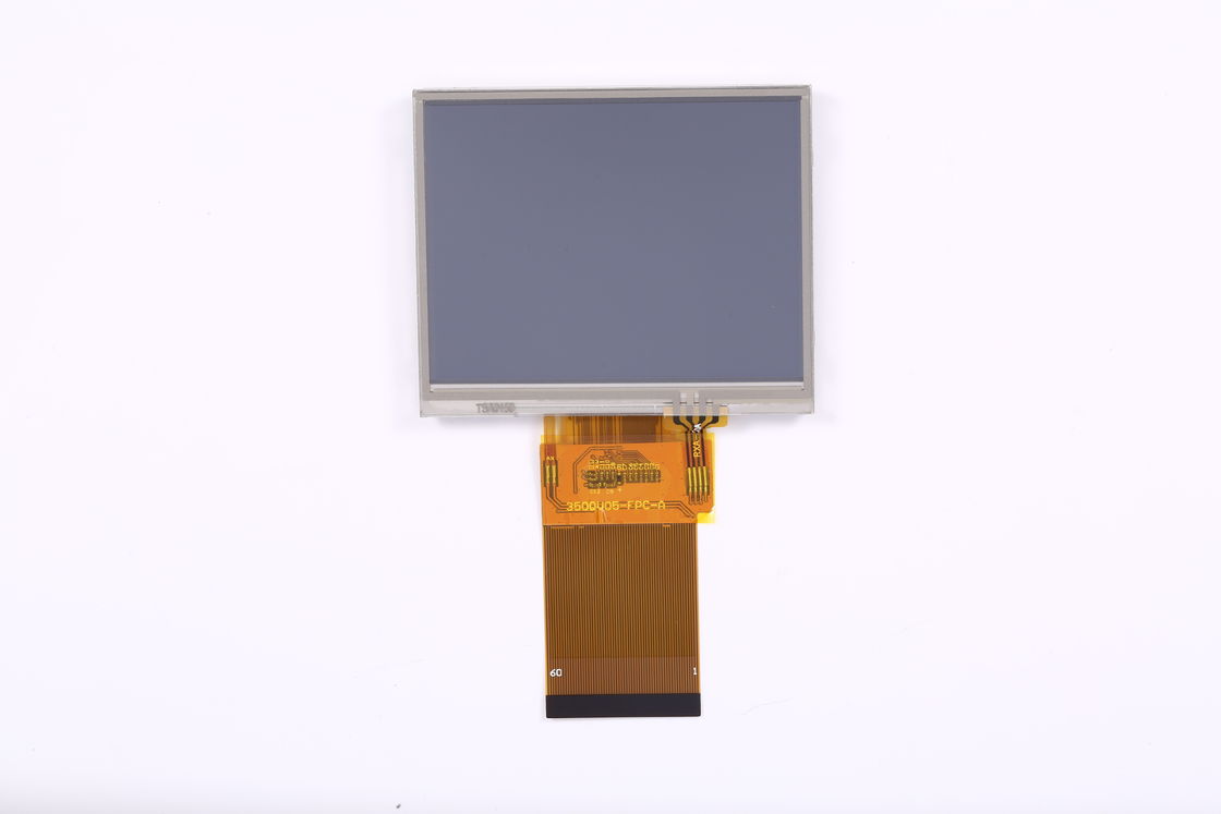 OEM 3.5 inch IPS 250cd m2 Resistive LCD Display With RGB Interface