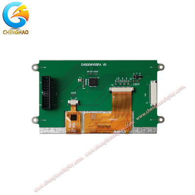 5 Inch IPS TFT LCD Module with Capacitive Touch - 900 cd/m² High Brightness SPI Display