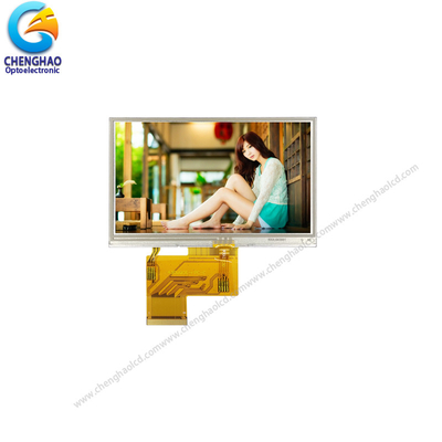 480x272 Resistive Touch Screen Display Module 4,3 inch met RGB-interface