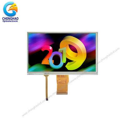 7.0 inch touchscreen display panel 350 Cd/M2 met 24 bit parallelle RGB interface