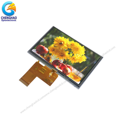 40 Pin Lcd Screen 5 het Kleine LCD Touche screen van de Duim800*480 Resolutie