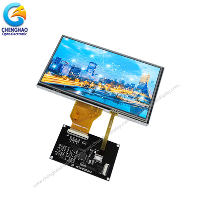 Kleine LCD het Touche screenvertoning 7 Duim 50pin van 800*480 Wvga voor Medische apparatuur