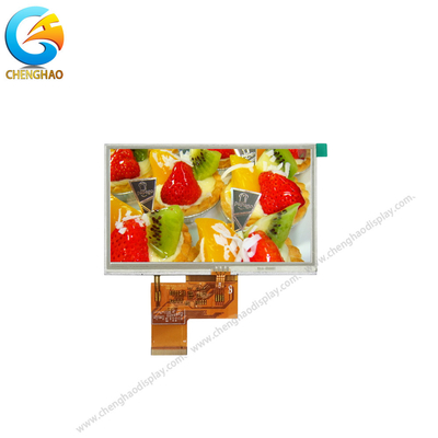 WQVGA TFT Vloeibaar Crystal Display Module 5 duim met Touch screen