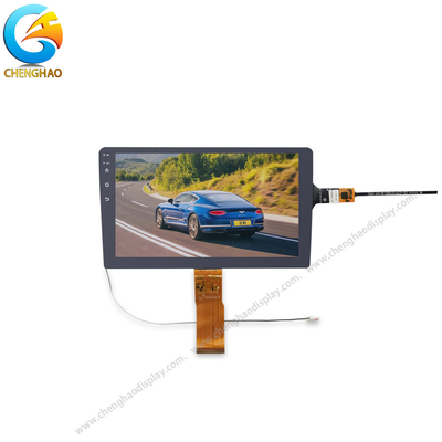 9 de Vertoning van het de Monitorscherm 60pin LVDS 1280*720dots TFT LCD van de duimauto