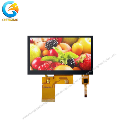 capacitieve kleine lcd-module 40pin ctp 4,3 inch tft lcd-scherm
