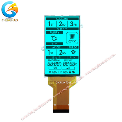 ISO9001 verklaarde Zwart-wit LCD Vertoning 1/4 Plicht 1/3 Bias Aandrijvingsmethode