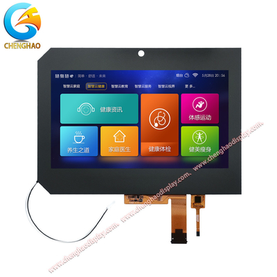 1280*720 Dots Thin Film Transistor Capacitive Touchscreen 8 inch Voor industriële apparatuur