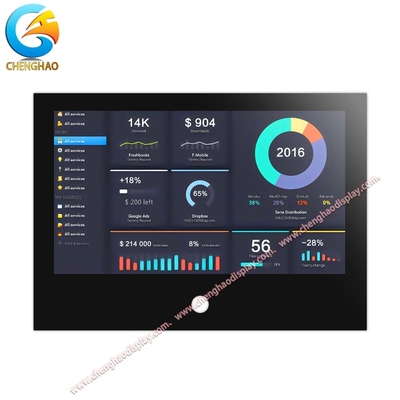 10.1 inch LCD touchscreen 1024x600 resolutie met LVDS-interface
