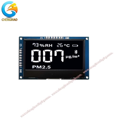 ROHS-compliant 128x64 Spi Oled Display Module 2,42 inch met behulp van de witte weergave
