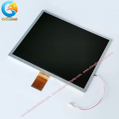 Gepersonaliseerd 10,4 inch scherm 60 pins FPC 800 * 480 pixels met RGB-interface