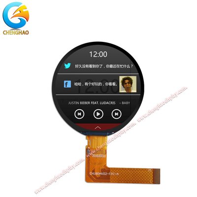 1.8 inch rond TFT LCD met 360x360 resolutie 85/85/85/85 Vrije kijkhoek