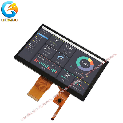 7-inch LCD-module 1024x600 resolutie met touchpaneelondersteuning en RGB-displayinterface