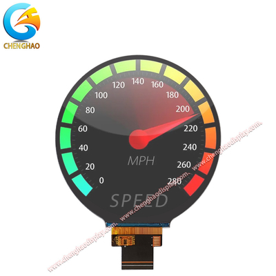 4 inch cirkelvormige lcd-schermmmodule 720x720 stippen IPS TFT met 40 pinnen FPC