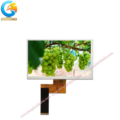 800 x 480 punten WVGA TFT-scherm 7 inch medisch scherm met 40 pin RGB-interface