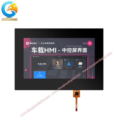 Industriële TFT LCD capacitieve touchscreen 1024x600 Dots 7 inch 16M Kleur TFT module