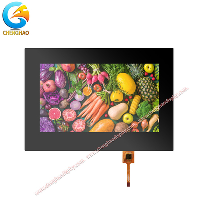 Hoge helderheid lcd display module 7 inch 1024 600 kleur Tft met capacitive touch