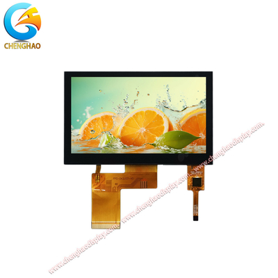 Hoge helderheid 4,3 inch LCD touchscreen 16M kleurenweergave modus IPS /transmissive/ normaal zwart