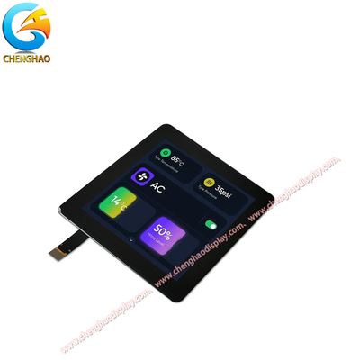 All In Black LCD touchscreen 4 inch 480x480 met MIPI-interface