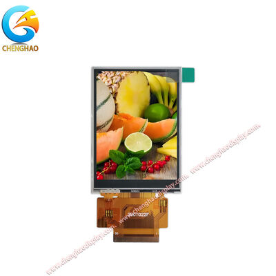 2,8-inch 240x320 IPS TFT LCD met resistief touchscreen & meerdere interfaces