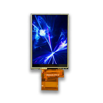 280cd/m2 3,5 inch LCD Resistive Touch Screen 320*480 RGB 16 18 Bits