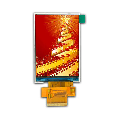 16 18 Bit MCU SPI LCD Display Module 300cd/m2 ROHS 3,5 inch