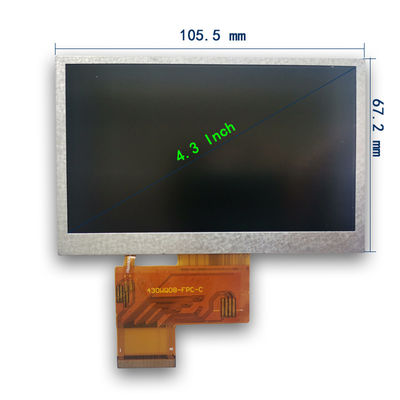 IPS-transmisief TFT-LCD-scherm 20 pin MIPI-interface 250nit 480*800