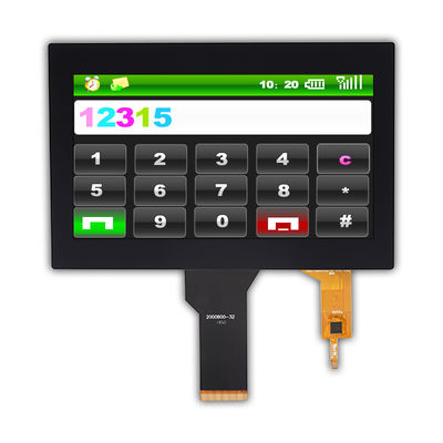 WVGA 200nit TFT LCD touchscreen CTP I2C 12 uur Bekijken