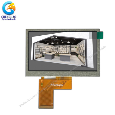 4.3 inch 300Nits Kleur TFT LCD-scherm Monitor Screen Module