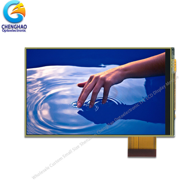 300 cd/M2 Resistief LCD-scherm 480×854 IPS Transmisief Met Rtp