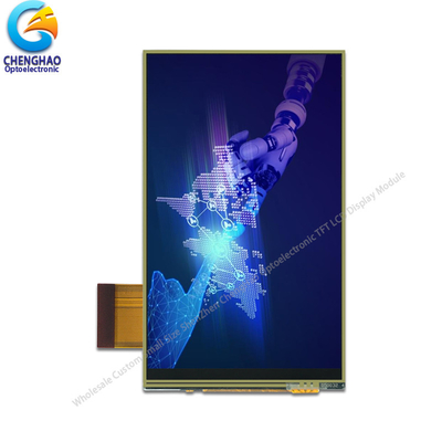 SPI Industrial LCD Display Monitor Transmisief 24 Bit RGB 300 cd/m2