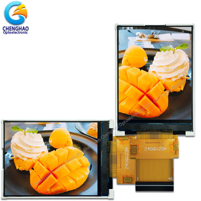 MCU Ctp IPS LCD-paneel 240x320 Dots 300nits 3 lijnen 9 Bit 262k SPI