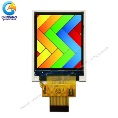 1.8 inch 24 pin Tft Lcd Display Kleurmodule 6 O'Clock 128 * 160 Nits Custom Panel
