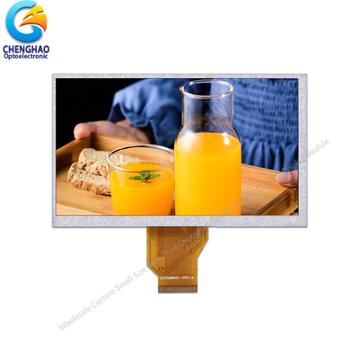 260 Cd/M2 7 inch LCD Display Kit 800X480 Pixel 24 Bit RGB Interface